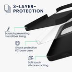 Laptop, Telefoane si Tablete - Telefoane mobile si accesorii - Accesorii Telefoane - Huse telefoane - Husa Kwmobile pentru iPhone 17 Pro Max, anti-alunecare, anti-amprenta, silicon, negru - Infinity.ro
