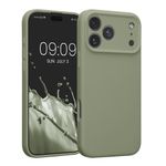 Laptop, Telefoane si Tablete - Telefoane mobile si accesorii - Accesorii Telefoane - Huse telefoane - Husa Kwmobile pentru iPhone 17 Pro Max, anti-alunecare, protectie la socuri, silicon, verde - Infinity.ro