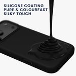 Laptop, Telefoane si Tablete - Telefoane mobile si accesorii - Accesorii Telefoane - Huse telefoane - Husa Kwmobile pentru iPhone 17 Pro Max, anti-alunecare, anti-amprenta, silicon, negru - Infinity.ro