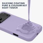 Laptop, Telefoane si Tablete - Telefoane mobile si accesorii - Accesorii Telefoane - Huse telefoane - Husa Kwmobile pentru iPhone 17 Pro Max, anti-alunecare, silicon, lavanda - Infinity.ro