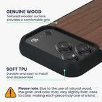 Laptop, Telefoane si Tablete - Telefoane mobile si accesorii - Accesorii Telefoane - Huse telefoane - Husa Kwmobile pentru iPhone 17 Pro Max, compatibilitate MagSafe, lemn, TPU, maro - Infinity.ro
