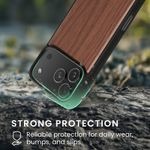 Laptop, Telefoane si Tablete - Telefoane mobile si accesorii - Accesorii Telefoane - Huse telefoane - Husa Kwmobile pentru iPhone 17 Pro Max, compatibilitate MagSafe, lemn, TPU, maro - Infinity.ro