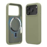 Laptop, Telefoane si Tablete - Telefoane mobile si accesorii - Accesorii Telefoane - Huse telefoane - Husa Kwmobile pentru iPhone 17 Pro Max, compatibilitate MagSafe, silicon, verde - Infinity.ro