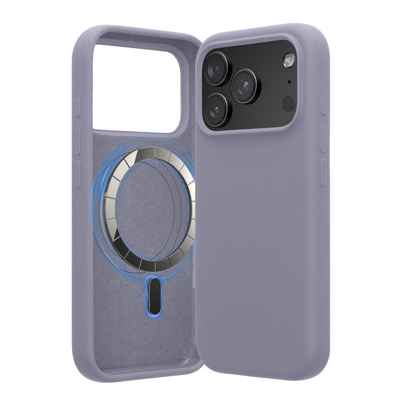 Laptop, Telefoane si Tablete - Telefoane mobile si accesorii - Accesorii Telefoane - Huse telefoane - Husa Kwmobile pentru iPhone 17 Pro Max, compatibilitate MagSafe, silicon, mov - Infinity.ro