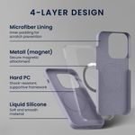 Laptop, Telefoane si Tablete - Telefoane mobile si accesorii - Accesorii Telefoane - Huse telefoane - Husa Kwmobile pentru iPhone 17 Pro Max, compatibilitate MagSafe, silicon, mov - Infinity.ro