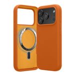 Laptop, Telefoane si Tablete - Telefoane mobile si accesorii - Accesorii Telefoane - Huse telefoane - Husa Kwmobile pentru iPhone 17 Pro Max, compatibilitate MagSafe, silicon, portocaliu - Infinity.ro