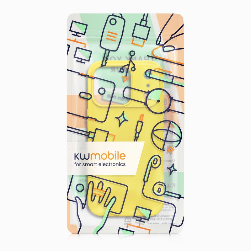 Laptop, Telefoane si Tablete - Telefoane mobile si accesorii - Accesorii Telefoane - Huse telefoane - Husa Kwmobile pentru iPhone 17 Pro Max, protectie la socuri, silicon, galben - Infinity.ro
