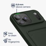 Laptop, Telefoane si Tablete - Telefoane mobile si accesorii - Accesorii Telefoane - Huse telefoane - Husa Kwmobile pentru iPhone 17 Pro Max, incarcare wireless, silicon, verde - Infinity.ro