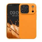 Laptop, Telefoane si Tablete - Telefoane mobile si accesorii - Accesorii Telefoane - Huse telefoane - Husa Kwmobile pentru iPhone 17 Pro Max, protectie la socuri, silicon, portocaliu - Infinity.ro