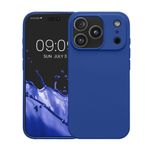 Laptop, Telefoane si Tablete - Telefoane mobile si accesorii - Accesorii Telefoane - Huse telefoane - Husa Kwmobile pentru iPhone 17 Pro Max, protectie la socuri, silicon, albastru - Infinity.ro