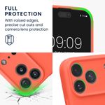 Laptop, Telefoane si Tablete - Telefoane mobile si accesorii - Accesorii Telefoane - Huse telefoane - Husa Kwmobile pentru iPhone 17 Pro, anti-alunecare, protectie la socuri, silicon, roz - Infinity.ro
