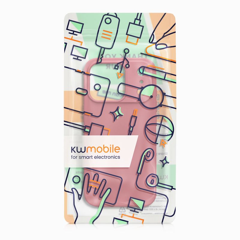 Laptop, Telefoane si Tablete - Telefoane mobile si accesorii - Accesorii Telefoane - Huse telefoane - Husa Kwmobile pentru iPhone 17 Pro Max, protectie la socuri, silicon, roz - Infinity.ro