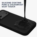 Laptop, Telefoane si Tablete - Telefoane mobile si accesorii - Accesorii Telefoane - Huse telefoane - Husa Kwmobile pentru iPhone 17 Pro, anti-alunecare, anti-amprenta, silicon, negru - Infinity.ro