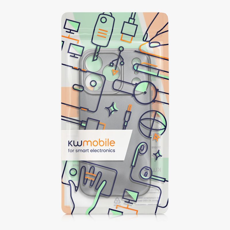 Laptop, Telefoane si Tablete - Telefoane mobile si accesorii - Accesorii Telefoane - Huse telefoane - Husa Kwmobile pentru iPhone 17 Pro, anti-alunecare, protectie la zgarieturi, silicon, gri - Infinity.ro