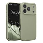 Laptop, Telefoane si Tablete - Telefoane mobile si accesorii - Accesorii Telefoane - Huse telefoane - Husa Kwmobile pentru iPhone 17 Pro, anti-alunecare, protectie la socuri, silicon, verde - Infinity.ro