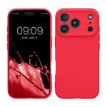 Laptop, Telefoane si Tablete - Telefoane mobile si accesorii - Accesorii Telefoane - Huse telefoane - Husa Kwmobile pentru iPhone 17 Pro, anti-alunecare, protectie la zgarieturi, silicon, roz - Infinity.ro