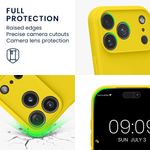 Laptop, Telefoane si Tablete - Telefoane mobile si accesorii - Accesorii Telefoane - Huse telefoane - Husa Kwmobile pentru iPhone 17 Pro, anti-alunecare, protectie la zgarieturi, silicon, galben - Infinity.ro
