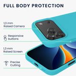 Laptop, Telefoane si Tablete - Telefoane mobile si accesorii - Accesorii Telefoane - Huse telefoane - Husa Kwmobile pentru iPhone 17 Pro, anti-alunecare, silicon, albastru glaciar - Infinity.ro