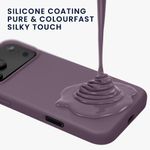 Laptop, Telefoane si Tablete - Telefoane mobile si accesorii - Accesorii Telefoane - Huse telefoane - Husa Kwmobile pentru iPhone 17 Pro, anti-alunecare, silicon, iris - Infinity.ro