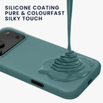 Laptop, Telefoane si Tablete - Telefoane mobile si accesorii - Accesorii Telefoane - Huse telefoane - Husa Kwmobile pentru iPhone 17 Pro, anti-alunecare, silicon, noapte - Infinity.ro