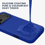 Laptop, Telefoane si Tablete - Telefoane mobile si accesorii - Accesorii Telefoane - Huse telefoane - Husa Kwmobile pentru iPhone 17 Pro, anti-alunecare, silicon, albastru baltic - Infinity.ro