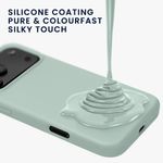 Laptop, Telefoane si Tablete - Telefoane mobile si accesorii - Accesorii Telefoane - Huse telefoane - Husa Kwmobile pentru iPhone 17 Pro, anti-alunecare, silicon, menta - Infinity.ro