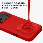 Laptop, Telefoane si Tablete - Telefoane mobile si accesorii - Accesorii Telefoane - Huse telefoane - Husa Kwmobile pentru iPhone 17 Pro, anti-alunecare, silicon, rosu clasic - Infinity.ro