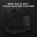 Laptop, Telefoane si Tablete - Telefoane mobile si accesorii - Accesorii Telefoane - Huse telefoane - Husa Kwmobile pentru iPhone 17 Pro, anti-alunecare, sticla temperata, negru - Infinity.ro