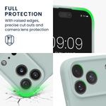 Laptop, Telefoane si Tablete - Telefoane mobile si accesorii - Accesorii Telefoane - Huse telefoane - Husa Kwmobile pentru iPhone 17 Pro, anti-amprenta, silicon, verde - Infinity.ro
