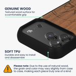 Laptop, Telefoane si Tablete - Telefoane mobile si accesorii - Accesorii Telefoane - Huse telefoane - Husa Kwmobile pentru iPhone 17 Pro, compatibilitate MagSafe, lemn, TPU, maro - Infinity.ro