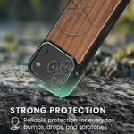 Laptop, Telefoane si Tablete - Telefoane mobile si accesorii - Accesorii Telefoane - Huse telefoane - Husa Kwmobile pentru iPhone 17 Pro, compatibilitate MagSafe, lemn, TPU, maro - Infinity.ro