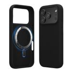 Laptop, Telefoane si Tablete - Telefoane mobile si accesorii - Accesorii Telefoane - Huse telefoane - Husa Kwmobile pentru iPhone 17 Pro, compatibilitate MagSafe, silicon, negru - Infinity.ro