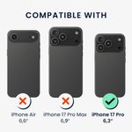 Laptop, Telefoane si Tablete - Telefoane mobile si accesorii - Accesorii Telefoane - Huse telefoane - Husa Kwmobile pentru iPhone 17 Pro, compatibilitate MagSafe, acril, TPU, transparent - Infinity.ro