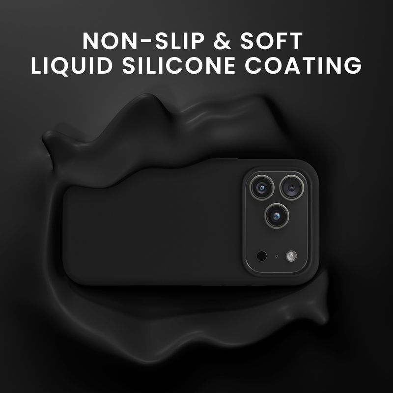 Laptop, Telefoane si Tablete - Telefoane mobile si accesorii - Accesorii Telefoane - Huse telefoane - Husa Kwmobile pentru iPhone 17 Pro, compatibilitate MagSafe, silicon, negru - Infinity.ro