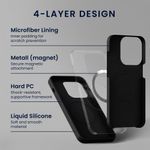Laptop, Telefoane si Tablete - Telefoane mobile si accesorii - Accesorii Telefoane - Huse telefoane - Husa Kwmobile pentru iPhone 17 Pro, compatibilitate MagSafe, silicon, negru - Infinity.ro