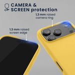 Laptop, Telefoane si Tablete - Telefoane mobile si accesorii - Accesorii Telefoane - Huse telefoane - Husa Kwmobile pentru iPhone 17 Pro, compatibilitate MagSafe, silicon, galben - Infinity.ro