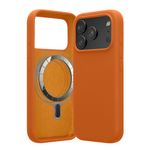Laptop, Telefoane si Tablete - Telefoane mobile si accesorii - Accesorii Telefoane - Huse telefoane - Husa Kwmobile pentru iPhone 17 Pro, compatibilitate MagSafe, silicon, portocaliu - Infinity.ro
