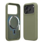 Laptop, Telefoane si Tablete - Telefoane mobile si accesorii - Accesorii Telefoane - Huse telefoane - Husa Kwmobile pentru iPhone 17 Pro, compatibilitate MagSafe, silicon, verde - Infinity.ro