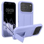 Laptop, Telefoane si Tablete - Telefoane mobile si accesorii - Accesorii Telefoane - Huse telefoane - Husa Kwmobile pentru iPhone 17 Pro, functie stand, silicon, mov - Infinity.ro