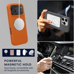 Laptop, Telefoane si Tablete - Telefoane mobile si accesorii - Accesorii Telefoane - Huse telefoane - Husa Kwmobile pentru iPhone 17 Pro, compatibilitate MagSafe, silicon, portocaliu - Infinity.ro