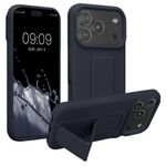 Laptop, Telefoane si Tablete - Telefoane mobile si accesorii - Accesorii Telefoane - Huse telefoane - Husa Kwmobile pentru iPhone 17 Pro, functie stand, silicon, afine - Infinity.ro