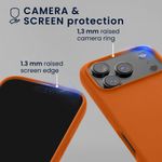 Laptop, Telefoane si Tablete - Telefoane mobile si accesorii - Accesorii Telefoane - Huse telefoane - Husa Kwmobile pentru iPhone 17 Pro, compatibilitate MagSafe, silicon, portocaliu - Infinity.ro