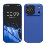 Laptop, Telefoane si Tablete - Telefoane mobile si accesorii - Accesorii Telefoane - Huse telefoane - Husa Kwmobile pentru iPhone 17 Pro, protectie la socuri, silicon, albastru - Infinity.ro