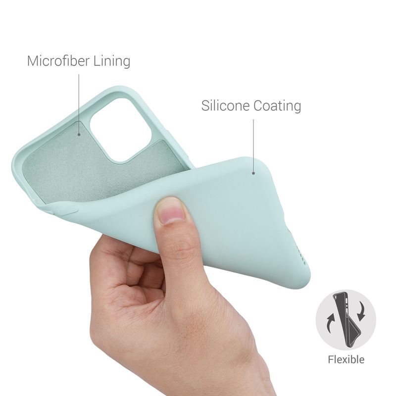 Laptop, Telefoane si Tablete - Telefoane mobile si accesorii - Accesorii Telefoane - Huse telefoane - Husa Kwmobile pentru iPhone 11, protectie la socuri, silicon, verde - Infinity.ro