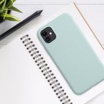 Laptop, Telefoane si Tablete - Telefoane mobile si accesorii - Accesorii Telefoane - Huse telefoane - Husa Kwmobile pentru iPhone 11, protectie la socuri, silicon, verde - Infinity.ro