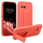 Laptop, Telefoane si Tablete - Telefoane mobile si accesorii - Accesorii Telefoane - Huse telefoane - Husa Kwmobile pentru Google Pixel 9a, functie stand, silicon, coral - Infinity.ro