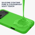 Laptop, Telefoane si Tablete - Telefoane mobile si accesorii - Accesorii Telefoane - Huse telefoane - Husa Kwmobile pentru iPhone 17 Pro, anti-alunecare, silicon, verde lime - Infinity.ro
