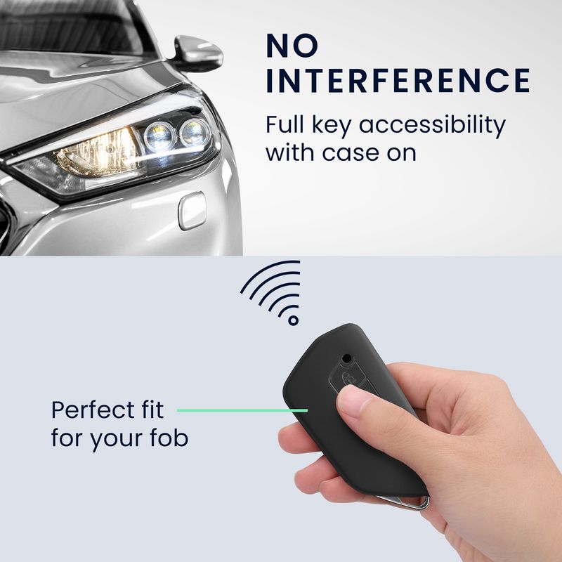 Auto si Moto - Electronice auto - Accesorii electronice auto - Carcasa cheie auto Kwmobile pentru VW, SEAT Golf 8 (inclusiv GTE, GTI), ID.3, ID.4, ID.5, anti-alunecare, TPU, gri - Infinity.ro
