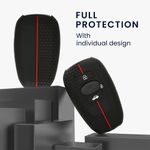 Auto si Moto - Electronice auto - Accesorii electronice auto - Husa pentru cheie auto Kwmobile pentru Subaru Forester, Impreza, Cross, BRZ, anti-alunecare, TPU, negru, rosu - Infinity.ro