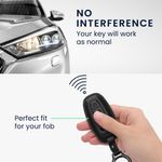 Auto si Moto - Electronice auto - Accesorii electronice auto - Husa pentru cheie auto Kwmobile pentru Audi A6, A7, A8, Q7, anti-alunecare, piele naturala, negru - Infinity.ro